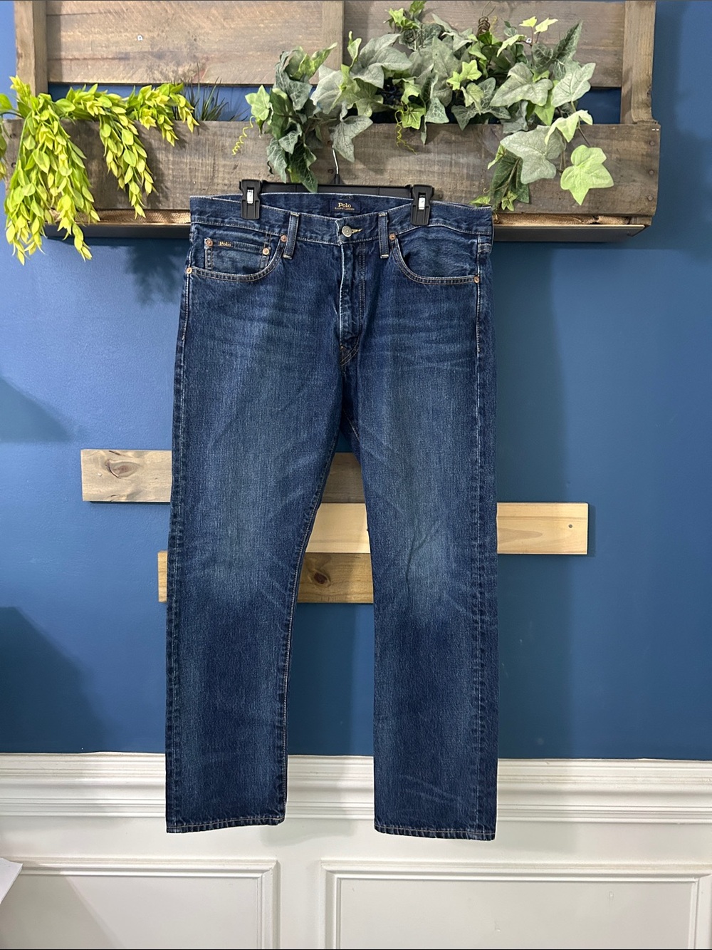 Polo by Ralph Lauren Men’s Varick Straight-Leg Jeans 34/30 EUC